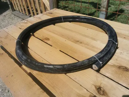 4,1 m E-YY-J 5x25 RM, schwarz, PVC-Starkstromkabel
