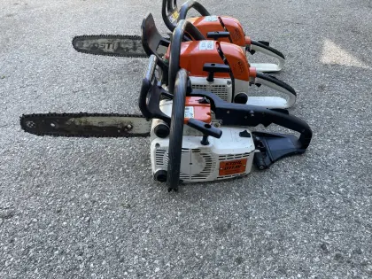 Motorsägen Stihl, 3 Stk., 028 AVS Wood Boss, 028 AV, 011 AV