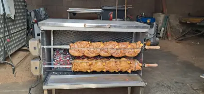 Hendlgriller für 12 Hühner