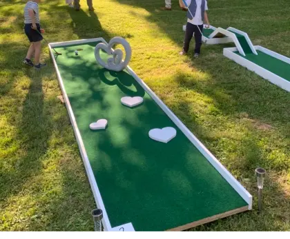 Minigolfbahnen, z. B. für Hochzeit, etc.