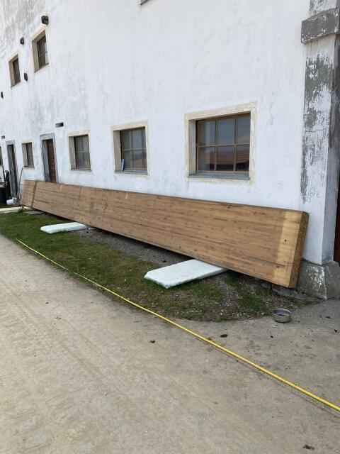 Leimbinder 10,8 m x 0,87 m x 0,16 m