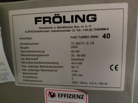 Heizkessel Fröling FHG TURBO 3000