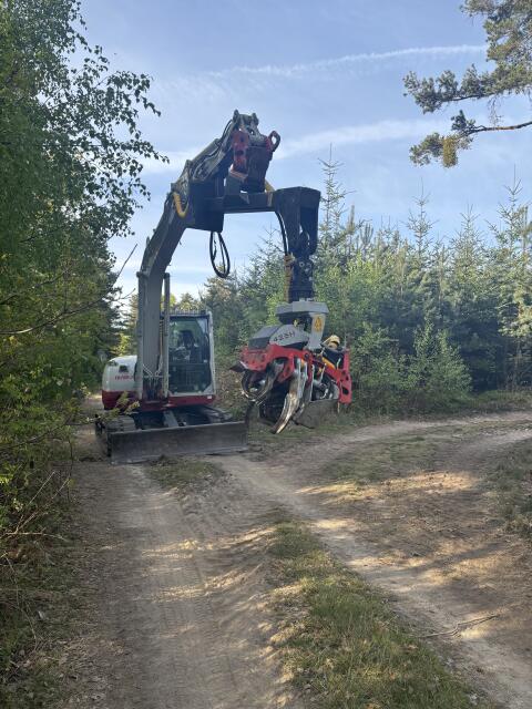 Forstbagger, Harvester Takeuchi TB290-2