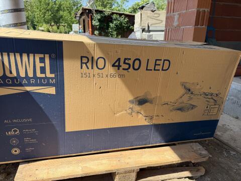 Würde ein neues Aquarium verkaufen, Juwel Rio 450 LED