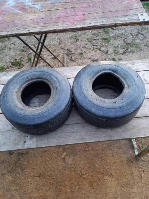2 gebrauchte Wenderreifen 15x6.00-6