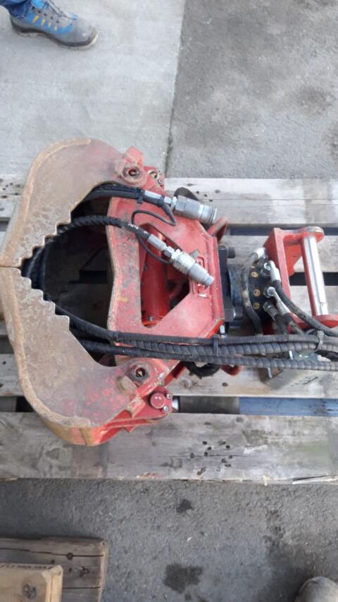 Steinzange für Bagger