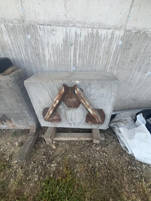 Betongewicht für Dreieck