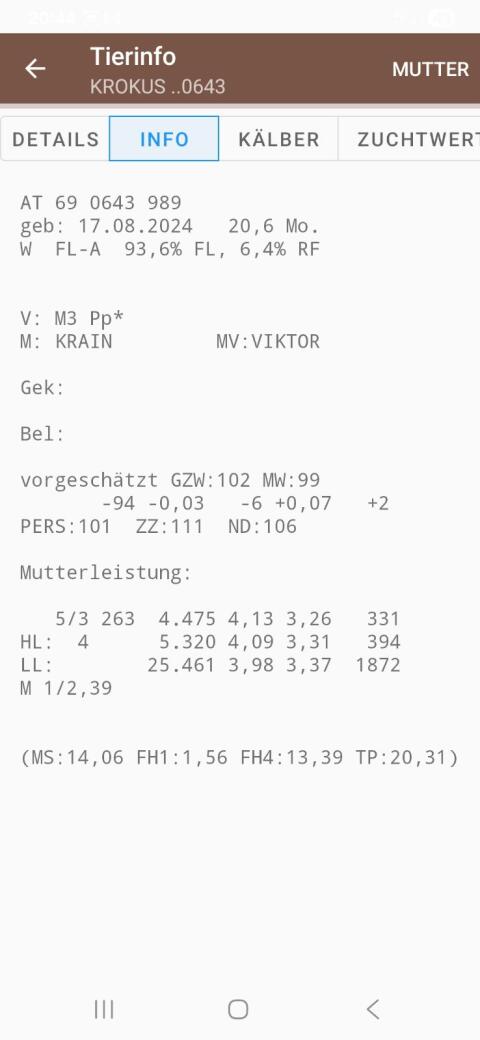 Bio FV Jungkalbinnen