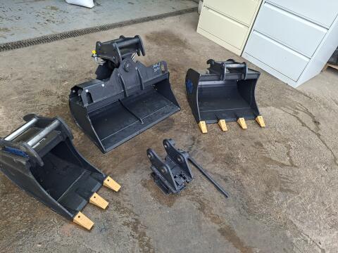 Löffelpaket für 1,5-2 t Bagger, Martin Aufnahme