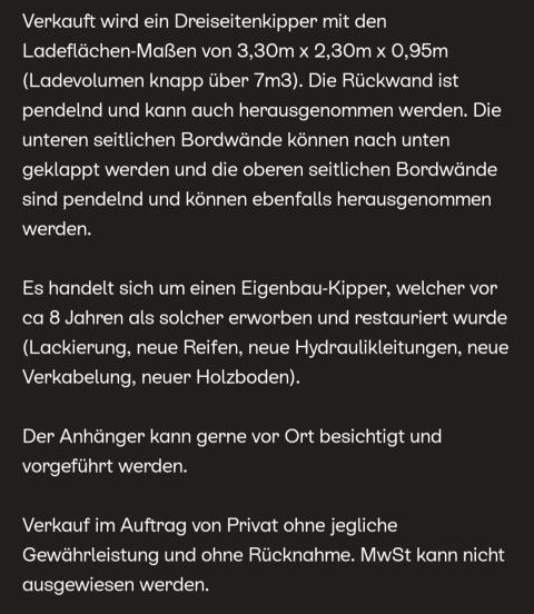 3-Seiten-Kipper