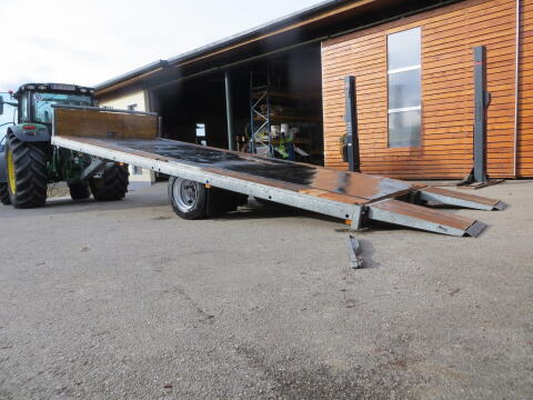 Kippbarer Tieflader, Ballenwagen, Montagegrube-Funktion