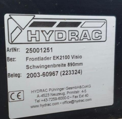 HYDRAC Frontlader Visio EK 2.100 inkl. Zubehör