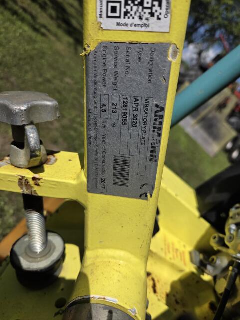 AMMANN Rüttelplatte APR 3020