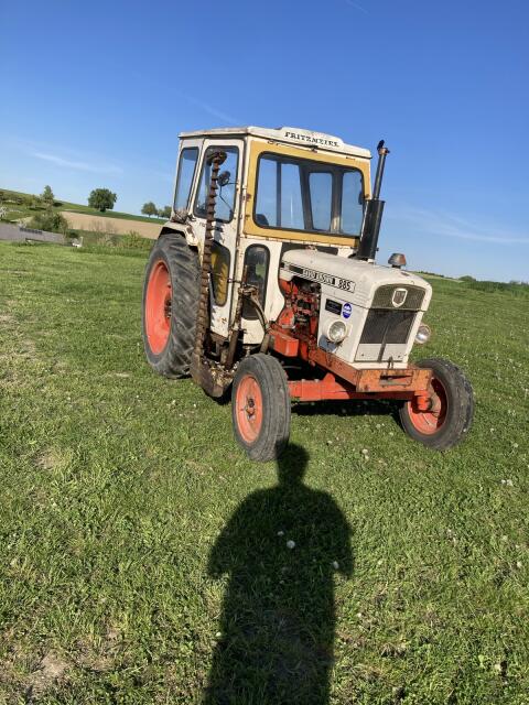 885 mit Mähbalken