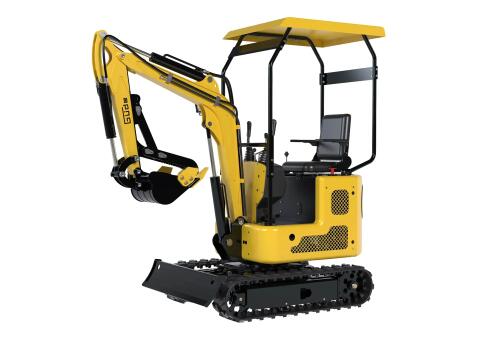 GÜDE Benzin Mini-Bagger GMB 860B, Minibagger 860 kg Gewicht!