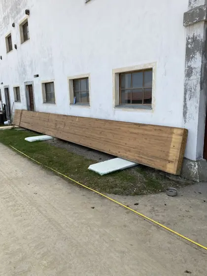 Leimbinder 10,8 m x 0,87 m x 0,16 m