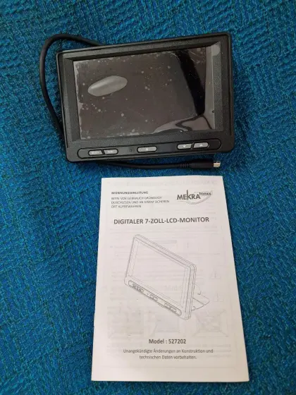 Rückfahrkamera, 7" Bildschirm Mekratronic