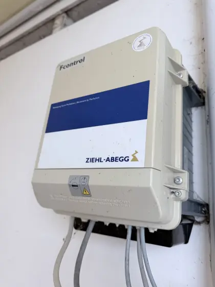 Ziehl-Abegg Fcontrol Frequenzumformer, Lüftersteuerung FSET6M
