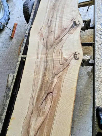 Holzbohlen, Eiche, Esche, Kastanie, Nuss, Kirsche, Buche