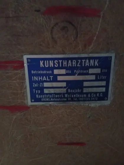 PVC-Tank 7.500 l von Kunststoffwerk Weichselbaum & Co. K.G.