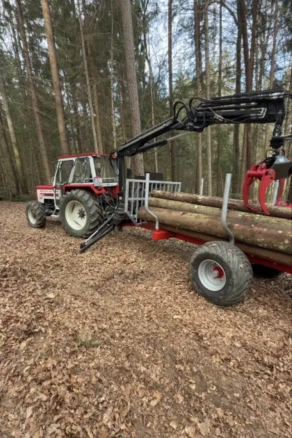Rückewagen mit Funksteuerung