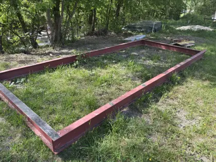 IPE-Träger-Gestell 610 cm x 265 cm