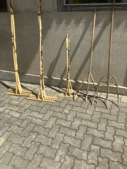 Handgemachte Rechen