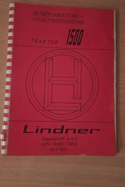 Betriebsanleitung Lindner 1500