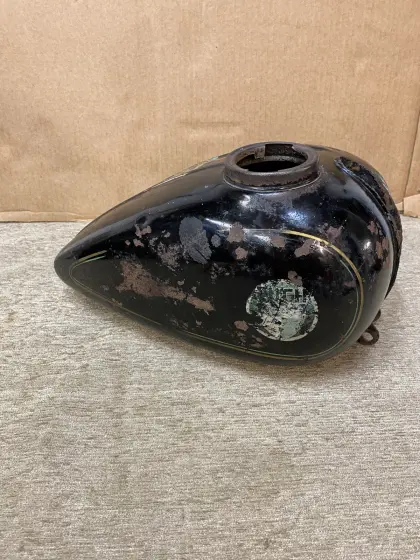 Puch 125 TT Tank, Originallack mit Linierung, Puch