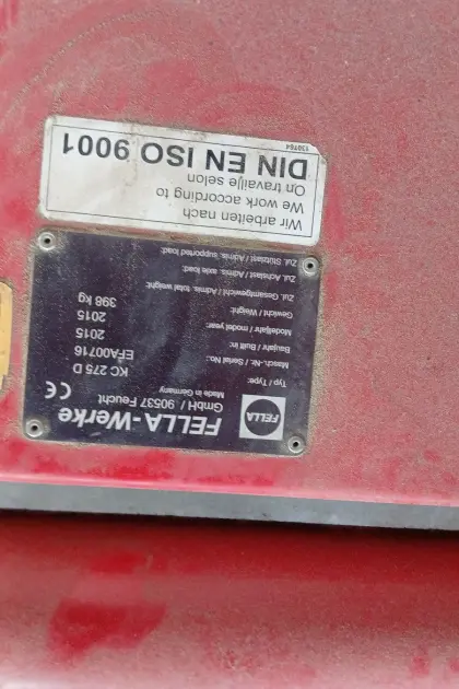 Aufbereiter Fella KC 275 D