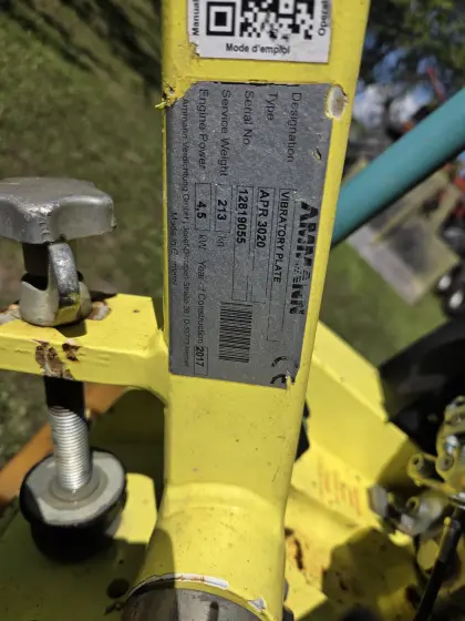 AMMANN Rüttelplatte APR 3020