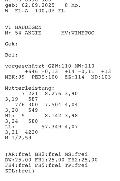 Bio Jungkalbinnen