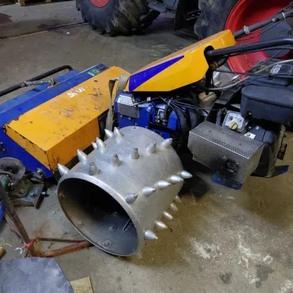 Irus Motormäher mit Anbaumulcher