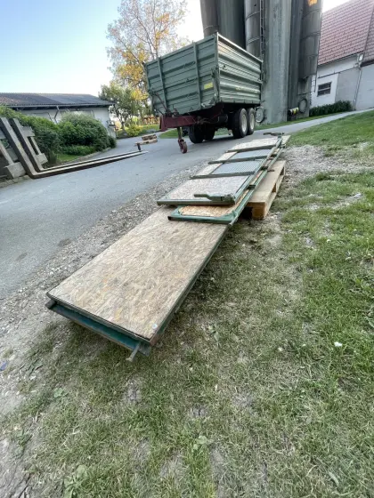 Verkaufe Holzaufsatzwände