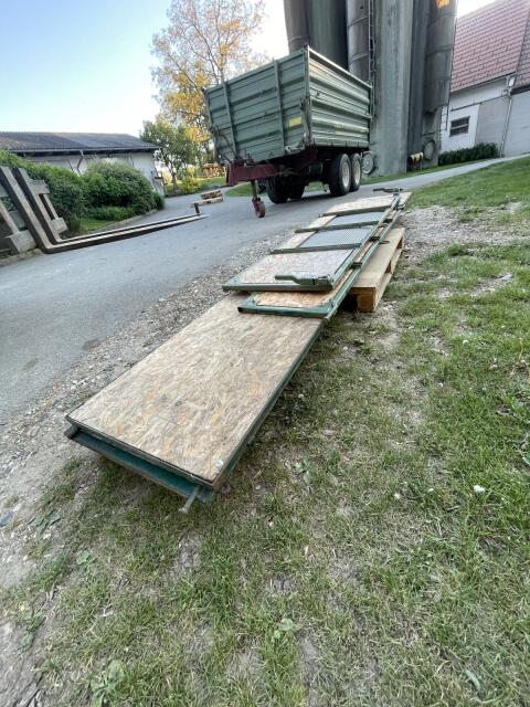 Verkaufe Holzaufsatzwände