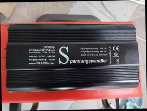 Spannungswandler 12 V, 24 V