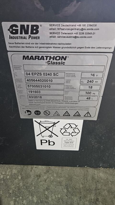 Staplerbatterie