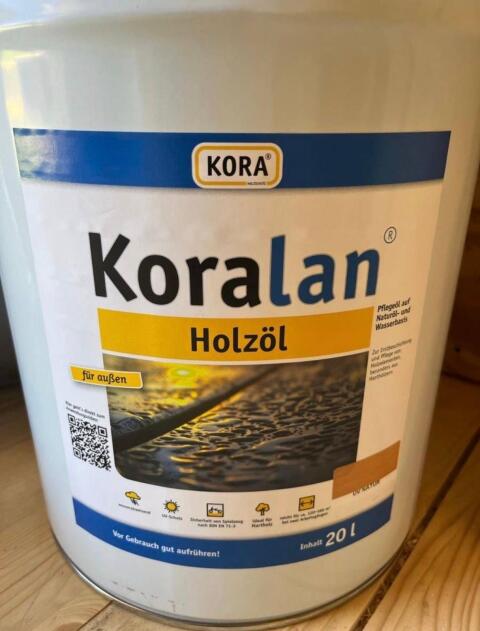 Koralan Holzöl UV Natur, 20 l