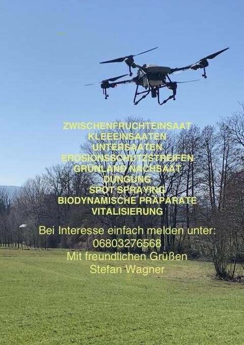 Drohnensaat, Agrardrohne DJI Agras T25