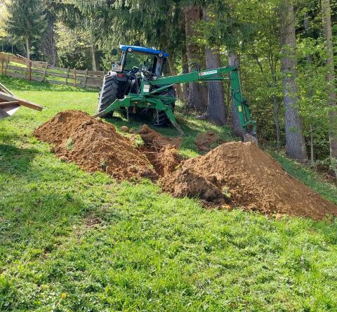 Heckbagger für Traktoranbau von Vendrame
