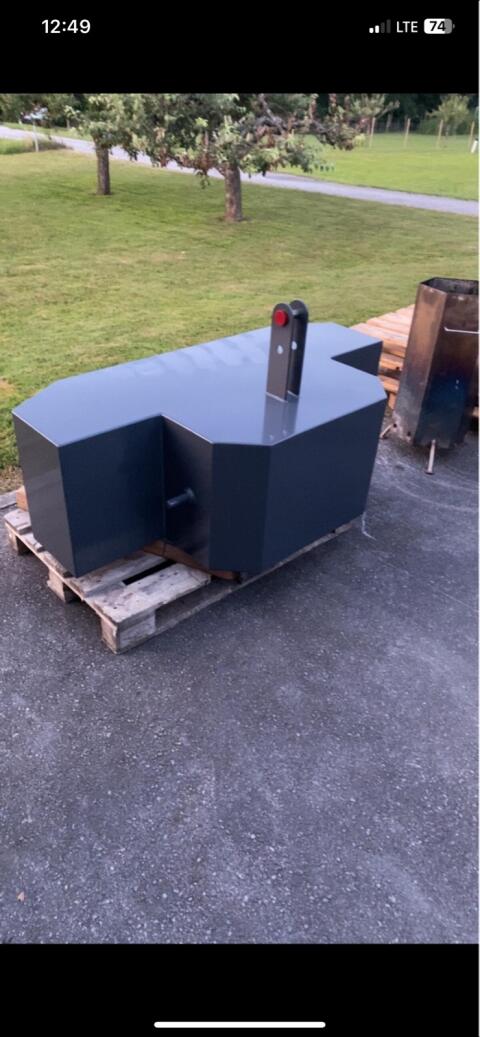 Frontgewicht mit Stahlmantel 1.200 kg