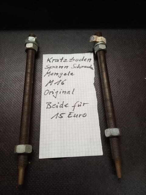 2 Kratzboden-Spannschrauben M16