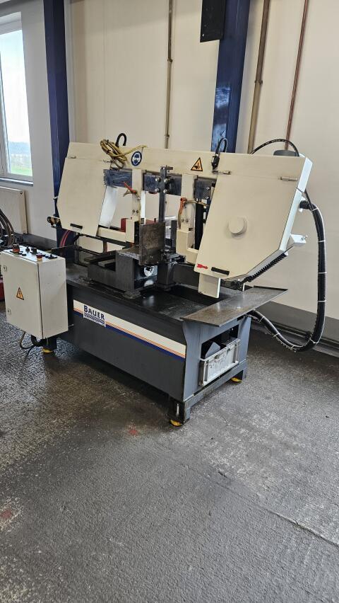 Bauer Bandsäge mit Schwerlast-Rollbahn 4 m