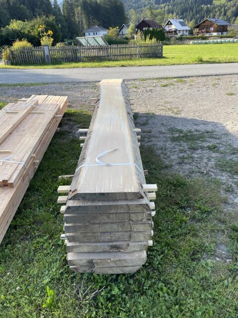 Buchenpfosten astfrei