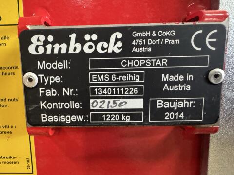 Einböck Hackgerät Chopstar