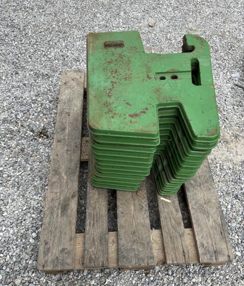 John Deere Koffergewichte 50 kg