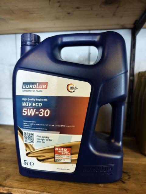 5 l Eurolub WIV ECO 5W30, gratis Felgenreiniger