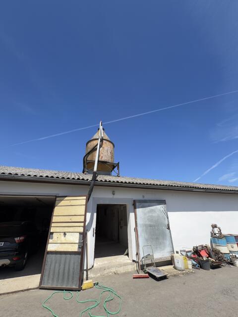 Futtersilo Hühnerstall