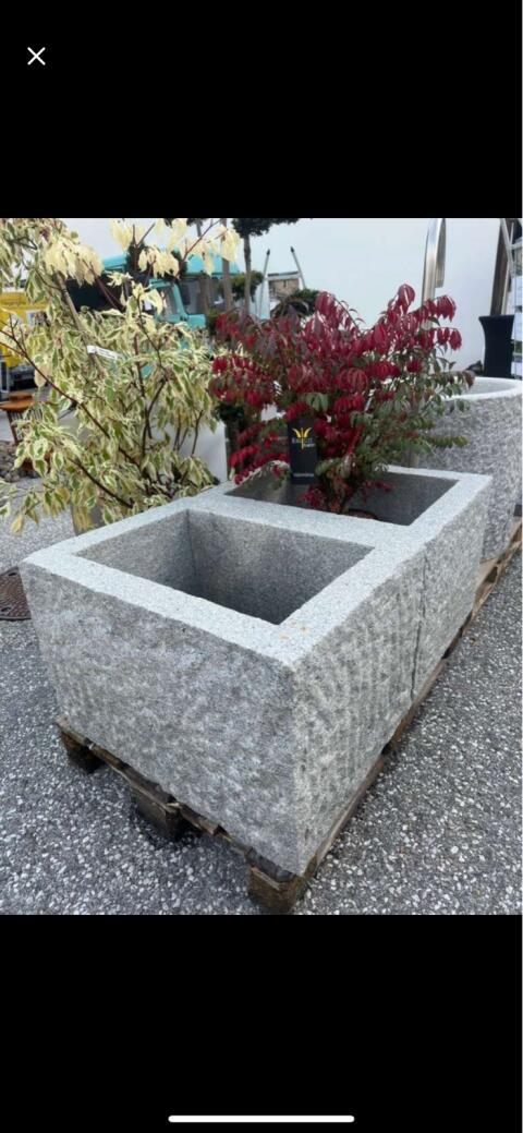 Granit-Brunnentrog, Blumentrog, Trog