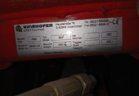 Schalengreifer Kinshofer KS 604